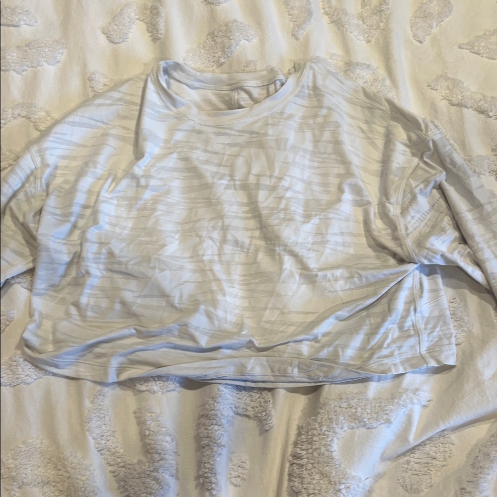 lululemon athletica White Crop Top
